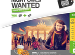 Win 2 tickets to Berlin + $20,000 spending money!