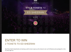 Win 2 tickets to Ed Sheeran