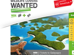 Win 2 tickets to Galapagos + $20,000 spending money!