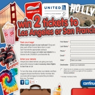 Win 2 tickets to LA or San Fransisco
