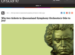 Win 2 tickets to Queensland Symphony Orchestra's 'Ode to Joy'!