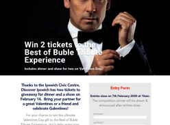 Win 2 Tickets to The 'best of Buble Tribute Experience'
