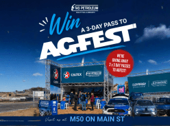 Win 2 X 3 Day Passes to Agfest - Tas Petroleum