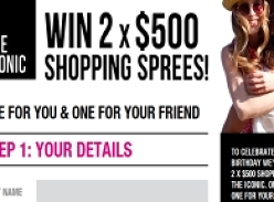 Win 2 x $500 Shopping Sprees!