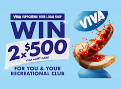 Win 2 X $500 VISA Gift Cards