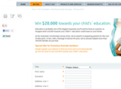 Win $20,000 towards your child's education