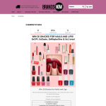 Win 20 shades for your nails & lips!