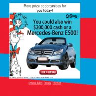 Win $200,000 Cash or a Mercedes-Benz E500