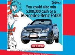 Win $200,000 Cash or a Mercedes-Benz E500