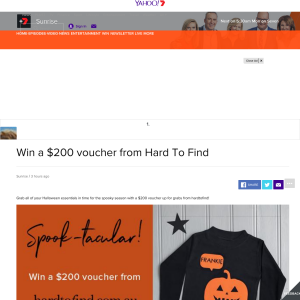 Win $200 Hard-to-Find voucher