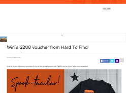 Win $200 Hard-to-Find voucher