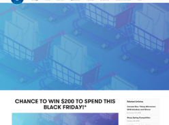 Win $200 to spend this Black Friday