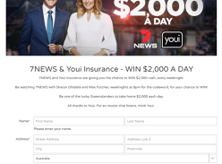Win $2000 cash every weeknight