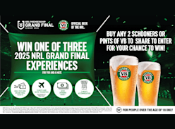 Win 1 of 3 2025 NRL Grand Final Experiences for Two