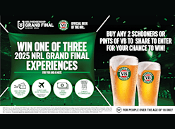 Win 1 of 3 2025 NRL Grand Final Experiences for Two