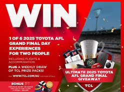 Win 1 of 6 2025 Toyota AFL Grand Final Day Experiences