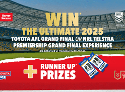 Win 2025 Toyota AFL or Telstra NRL Grand Final Experience