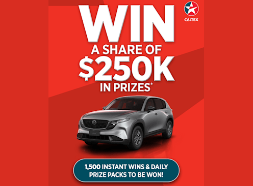 Win a Mazda CX-5 G25 Evolve & Instant Win Prizes - Chevron Australia