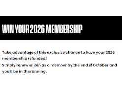 Win your 2026 Membership