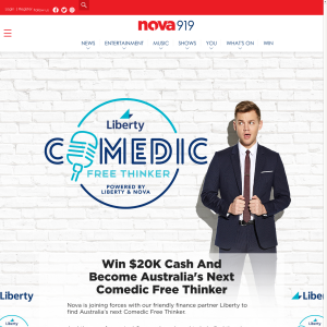 Win $20K Cash And Become Australia's Next Comedic Free Thinker