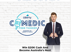 Win $20K Cash And Become Australia's Next Comedic Free Thinker