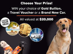Win $20K in Gold, a Travel Voucher or a New Car