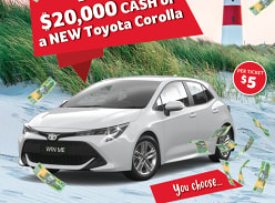 Win $20K or a New Toyota Corolla