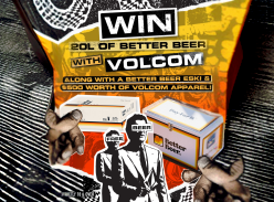 Win 20L of Better Beer + Eski + $500 Voucher