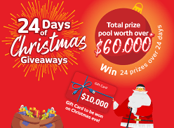 Win 24 Prizes over 24 Days
