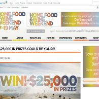 Win $25,000 worth of prizes! - Home, Food & Wine Weekend