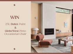 Win 25 Litres of Dulux Paint and a GlobeVest Pinto Occasional Chair
