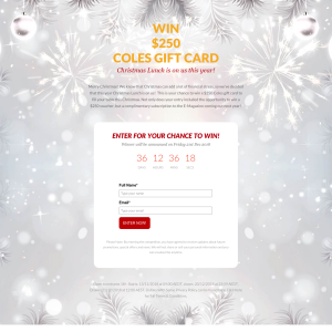 Win $250 Coles Gift Card
