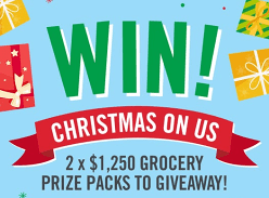 Win 1 of 2 $1,250 Grocery Prize Packs