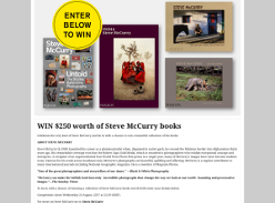 Win $250 of Steve McCurry books