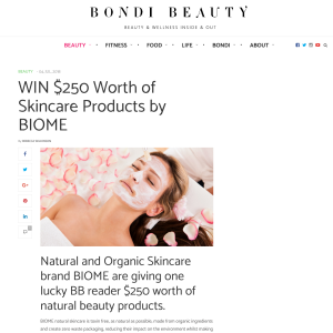 Win $250 Worth of Skincare Products