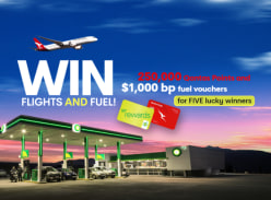 Win 250,000 Qantas Points & $1K Worth of BP Fuel Voucher