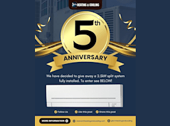 Win a 2.5kW Mitsubishi Electric Split System