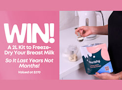 Win a 2L Kit to Freeze Dry your Breast Milk