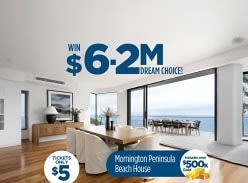 Win the $6.2M Vic Beach House Including Gold