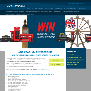 Win 2x business class tickets to London! (Purchase Required)