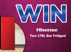 Win 2x Hisense Bar Fridges