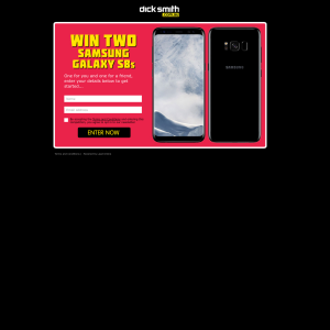Win 2x Samsung S8 smartphones!