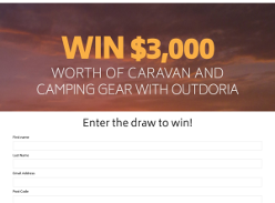 Win $3,000 worth of Caravan and Camping Gear