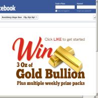 Win 3 Oz of Gold Bullion + weekly prizes!