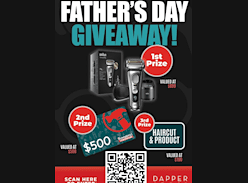 Win 3 Prizes for Father's Day Giveaway