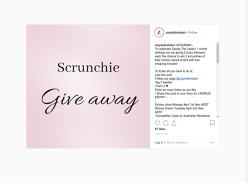 Win 3 scrunchies