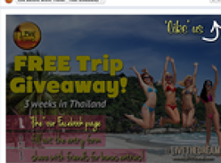 Win 3 weeks in Thailand!