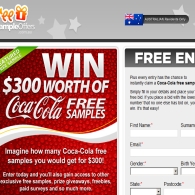 Win $300 Worth of Coca-Cola Free Samples