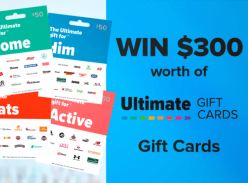 Win $300 worth of Ultimate Gift Cards
