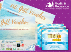 Win 3x Gift Vouchers and One of Vital Vanilla 1.1kg Best Seller